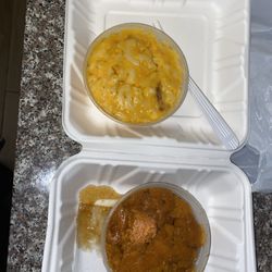 Crockett's Fish Fry - Yams and Mac and cheese