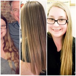 Salon Tusey - Before and After front and back