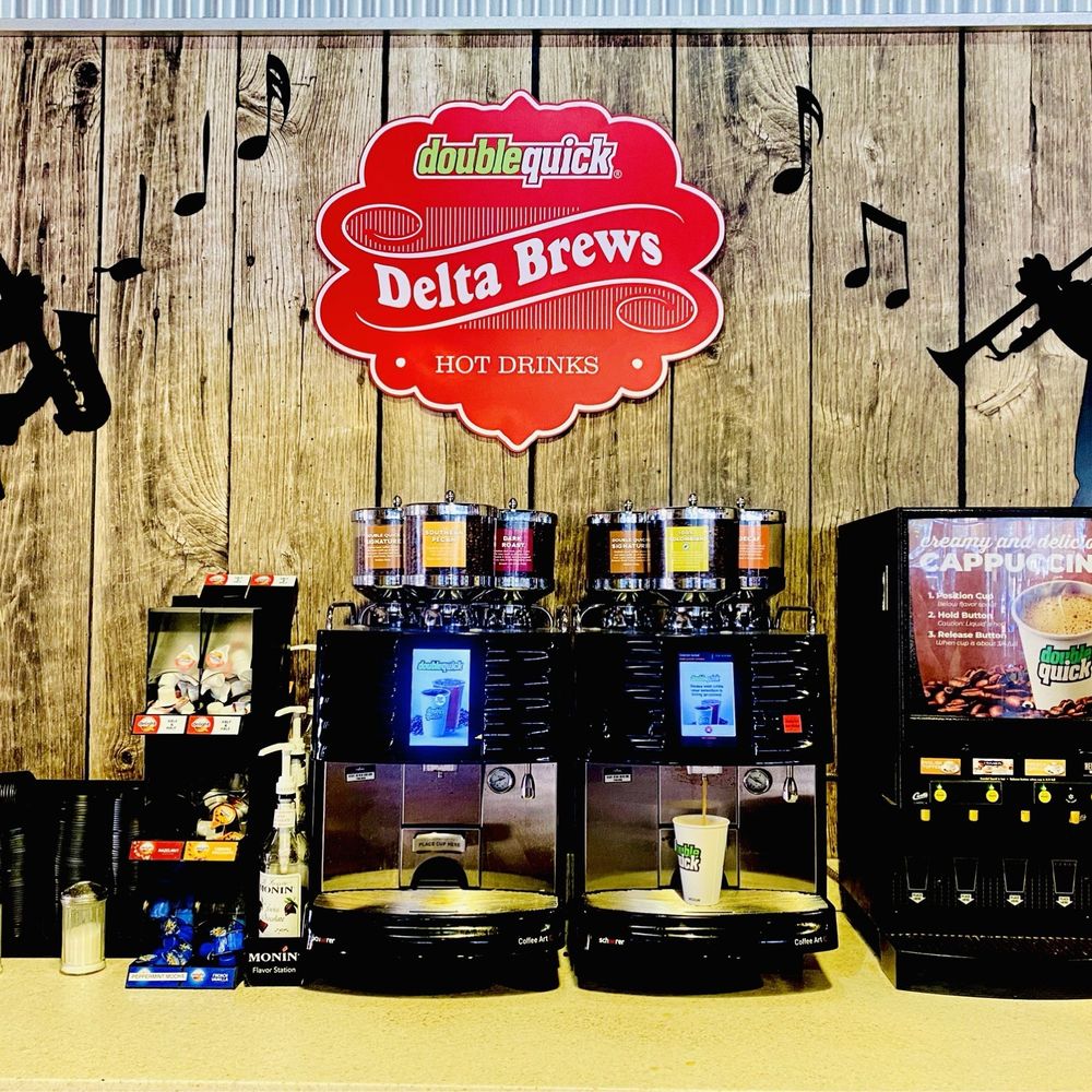 Double Quick - "Delta Brews" Coffee station inside. haha. - Convenience Stores Near Me - Indianola, Mississippi Double Quick - "Delta Brews" Coffee station inside. haha. - Convenience Stores Near Me - Indianola, Mississippi