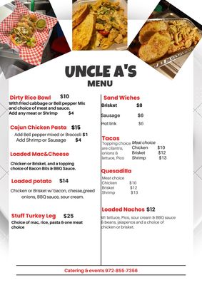 Menu photo 4 Uncle A's Fort Worth, TX Menu photo 4 Uncle A's Fort Worth, TX