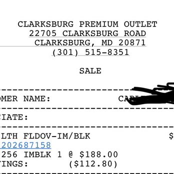 Coach - Outlet Stores Near Me - Clarksburg, Maryland