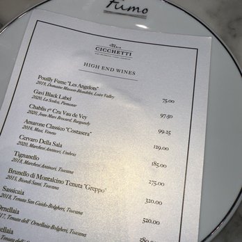 Fumo - High end wine selections - Italian Near Me - London, XGL Fumo - High end wine selections - Italian Near Me - London, XGL