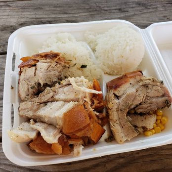 The Lechon King - Lechon plate!! $10. Omg sooo yummy - Food Trucks Near Me - Honolulu, Hawaii