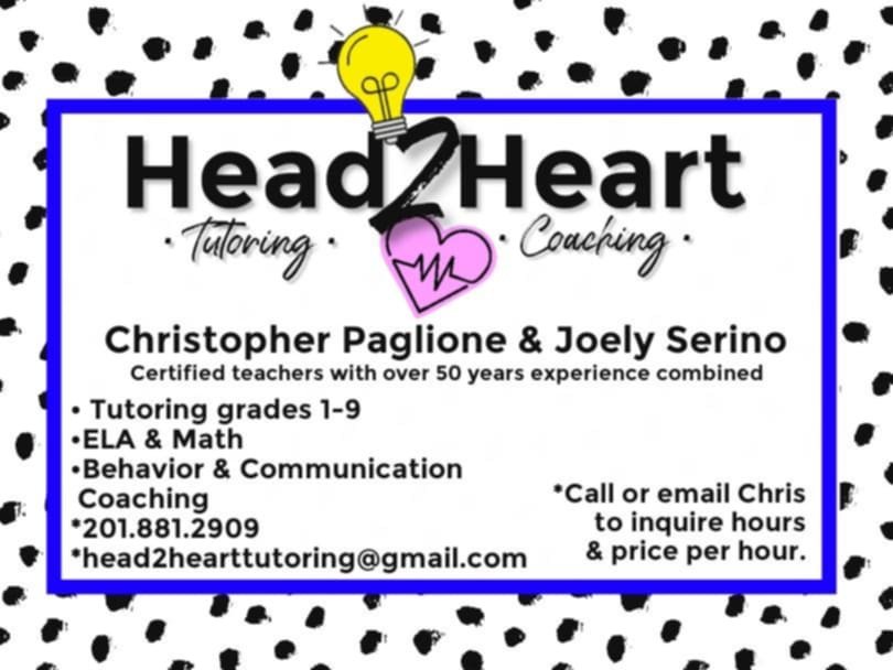 Head2Heart Tutoring & Coaching - reading tutor in Bogota, NJ
