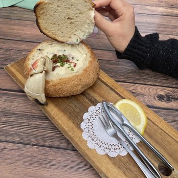 Cody's La Jolla - Crab Chowder in bread bowl - Breakfast & Brunch Near Me - La Jolla, California Cody's La Jolla - Crab Chowder in bread bowl - Breakfast & Brunch Near Me - La Jolla, California
