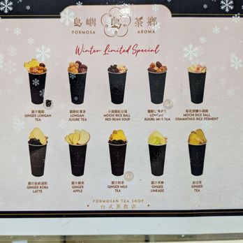 Formosa Aroma - Winter line is only available HOT - Bubble Tea Near Me - Alhambra, California Formosa Aroma - Winter line is only available HOT - Bubble Tea Near Me - Alhambra, California