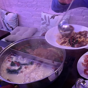 Keming Restaurant - Yuanyang Hot Pot - half mild & half spicy - Szechuan Near Me - Hoboken, New Jersey Keming Restaurant - Yuanyang Hot Pot - half mild & half spicy - Szechuan Near Me - Hoboken, New Jersey