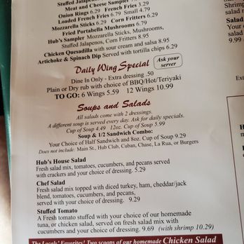 Hub Stacey's - Appetizers, wings, soups, and salads - Sports Bars Near Me - Pensacola, Florida Hub Stacey's - Appetizers, wings, soups, and salads - Sports Bars Near Me - Pensacola, Florida