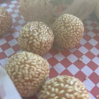 Pickle Banh Mi - Sesame balls with yellow mung bean inside - Sandwiches Near Me - Westminster, California Pickle Banh Mi - Sesame balls with yellow mung bean inside - Sandwiches Near Me - Westminster, California