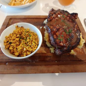 Ocotillo - Ribeye with a corn hash of sorts. All delicious! - New American Near Me - Phoenix, Arizona
