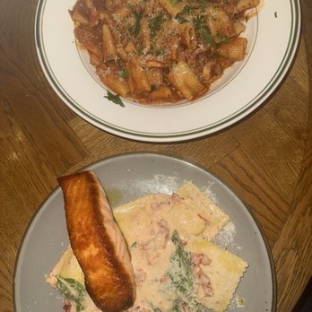 Ella’s on 2nd - RIGATONI & ROASTED CHICKEN RAGU and Lemon RAVIOLI with salmon - Breakfast & Brunch Near Me - Nashville, Tennessee Ella’s on 2nd - RIGATONI & ROASTED CHICKEN RAGU and Lemon RAVIOLI with salmon - Breakfast & Brunch Near Me - Nashville, Tennessee
