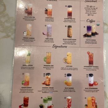 Teaspoon - menu - Bubble Tea Near Me - Brea, California