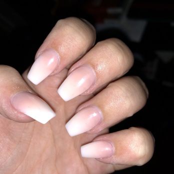 Quality Nails & Spa - Powder ombré nails. Mimi is so quick at doing nails and super nice. I love my nails! Definitely will be back in 2 weeks! - Nail Salons Near Me - Long Beach, California
