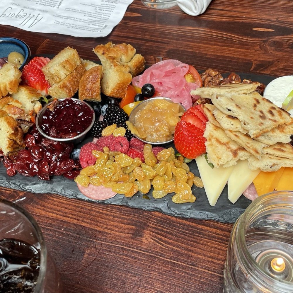 Allegory - Chef's Never Bored, Charcuterie Board  Meats, Cheeses, Olives, Nuts. - American Near Me - Naperville, Illinois