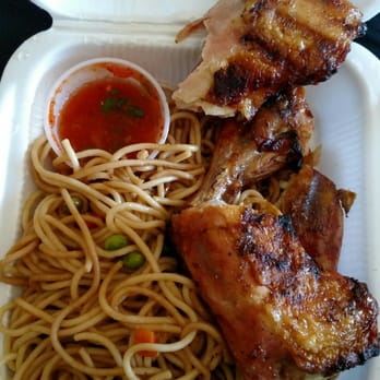 Sticky Rice - Lemongrass chicken with noodles. Yum!! - Laotian Near Me - Albuquerque, New Mexico Sticky Rice - Lemongrass chicken with noodles. Yum!! - Laotian Near Me - Albuquerque, New Mexico