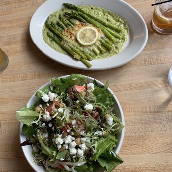 The Old Foundation - Asparagus and spring salad - Bars Near Me - Kenoza Lake, New York