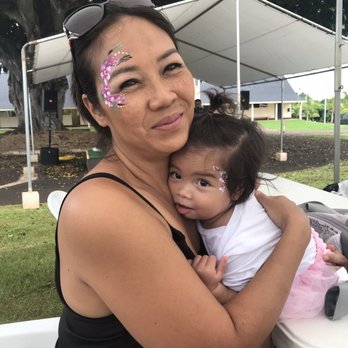 Aloha Glam Art - Mommy and Daughter face painting - Makeup Artists Near Me