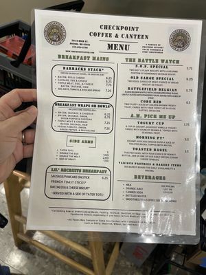 Menu photo 6 Checkpoint Coffee & Canteen Potosi, MO