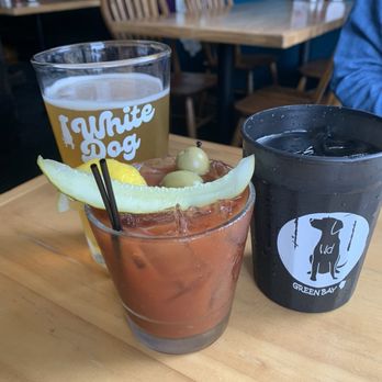 White Dog Black Cat Cafe - Bloody Mary - American Near Me - Green Bay, Wisconsin White Dog Black Cat Cafe - Bloody Mary - American Near Me - Green Bay, Wisconsin