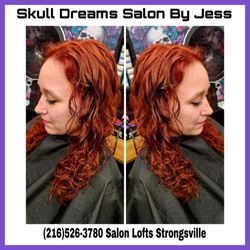Skull Dreams Salon - Red transformation!