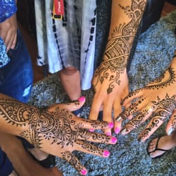 Gladly showing off our Henna tattoos! Gladly showing off our Henna tattoos!