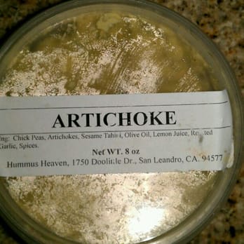 Hummus Heaven - More than halfway done with this tub. Artichoke is their best seller. - Farmers Market Near Me - San Leandro, California Hummus Heaven - More than halfway done with this tub. Artichoke is their best seller. - Farmers Market Near Me - San Leandro, California