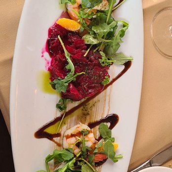 Alberto's On Fifth - Beet salad with shrimp - Italian Near Me - Naples, Florida