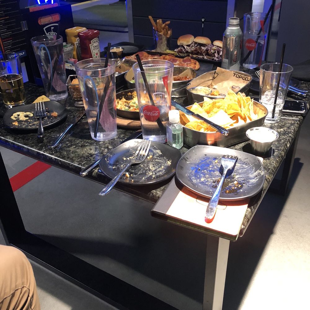 Table with various appetizer foods Table with various appetizer foods