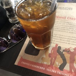 Italian iced tea (like Long Island iced tea)