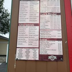 Bitterroot Beanery 1 - Menu