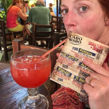 Cabo Wabo - Specialty drinks offered at Cabo Wabo October 2017 - Mexican Near Me - Cabo San Lucas, BCN