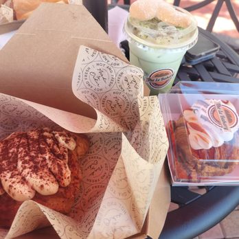 The Le Bakery - Tiramisu and s'mores croissants, tiramisu matcha latte - Bakeries Near Me - Albuquerque, New Mexico