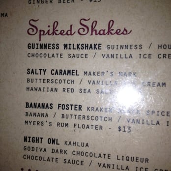 25 Degrees - Adult milkshakes. Bam! - Burgers Near Me - Los Angeles, California