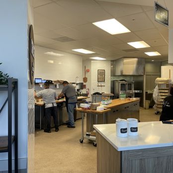 CRUST - Fresh Sourdough Deli - Inside - open kitchen area where you can watch them make the sandwiches - Sandwiches Near Me - San Jose, California