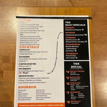 Crafters Pizza and Drafthouse - Drink menu - Pizza Near Me - Carmel, Indiana