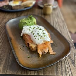 Elm Rose Cafe and Diner - Salmon and avocado toast