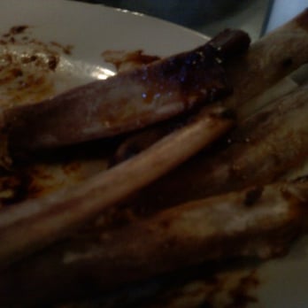 Steer N' Stein - left over bones.  Now who do you think these are going to? Benny of course!!! - Steakhouses Near Me - Rancho Cucamonga, California