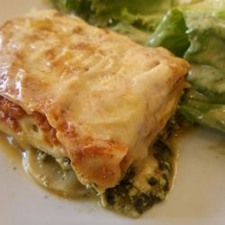 I Dagot - Lasaña de carne y espinaca