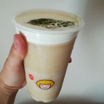 Happy Lemon - Green tea with salted cheese ($3.75). - Bubble Tea Near Me - San Jose, California Happy Lemon - Green tea with salted cheese ($3.75). - Bubble Tea Near Me - San Jose, California