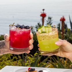 Las Brisas - Blueberry Jalapeno and Emerald Bay Margarita!