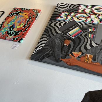 Cafe Hey - Art on wall - Sandwiches Near Me - Tampa, Florida