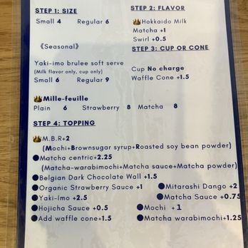 Indigo Cow - Menu June 2024 - Ice Cream & Frozen Yogurt Near Me - Bellevue, Washington