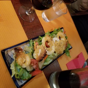 La Petite Pêche - Gluten free Calamari made with chickpea flour. Very fresh! - Seafood Near Me - Avignon, 84
