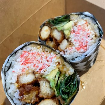 Poke One - Fired Chicken Burrito 9/6/22 - Seafood Near Me - San Bruno, California Poke One - Fired Chicken Burrito 9/6/22 - Seafood Near Me - San Bruno, California