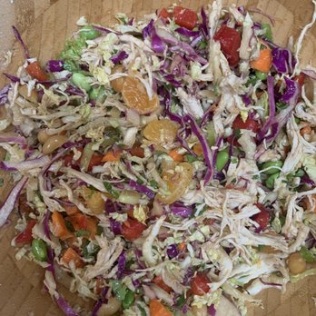 Yellow Door - Asian chicken salad all tossed at home! YUM. - Coffee & Tea Near Me - Oakland, California Yellow Door - Asian chicken salad all tossed at home! YUM. - Coffee & Tea Near Me - Oakland, California