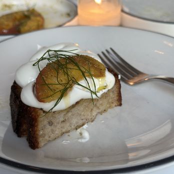 Misi - Grilled nectarines, whipped ricotta crostini - Italian Near Me - Brooklyn, New York Misi - Grilled nectarines, whipped ricotta crostini - Italian Near Me - Brooklyn, New York