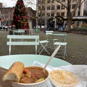 Cocoa Banana - Hot soup and buttery breadstick YUM - Juice Bars & Smoothies Near Me - Seattle, Washington Cocoa Banana - Hot soup and buttery breadstick YUM - Juice Bars & Smoothies Near Me - Seattle, Washington