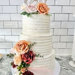 Mark's Bake Shoppe - Buttercream Wedding Cake