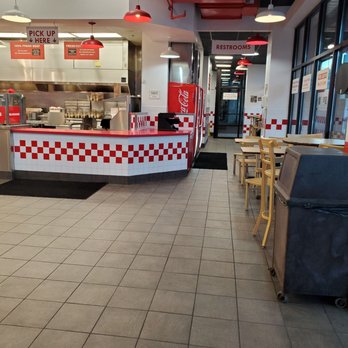 Five Guys - Inside Five Guys (right) - Fast Food Near Me - Seattle, Washington Five Guys - Inside Five Guys (right) - Fast Food Near Me - Seattle, Washington