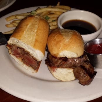 JaK's Grill - NY Steak Sandwich medium rare - American Near Me - Seattle, Washington